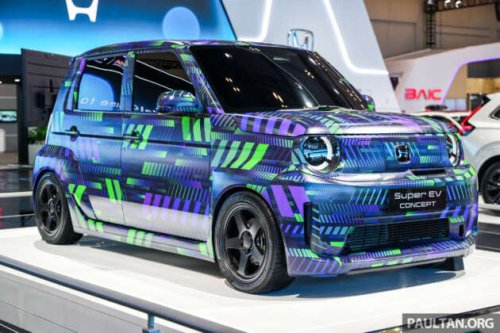 Honda Super EV Concept shown at GIIAS 2025, hinting that the region will get the A-segment electric hatch?