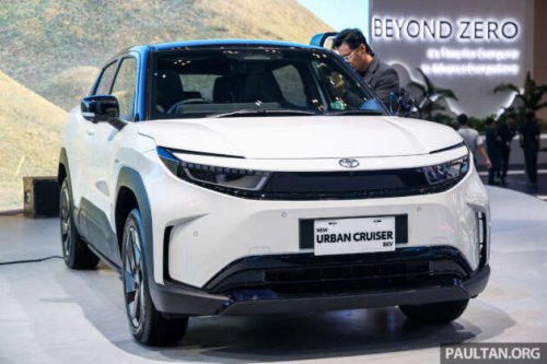 GIIAS 2025: Toyota Urban Cruiser EV in Indonesia &ndash; FWD and AWD, up to 400 km range fr 61 kWh battery