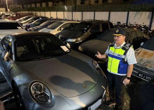 Nearly 2,700 luxury vehicle owners caught by JPJ for not having valid road tax &ndash; Porsche owners top the list
