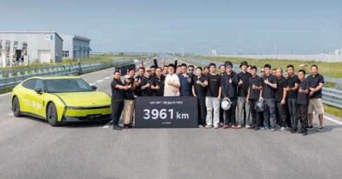 Xpeng P7 completes 24-hour endurance test &ndash; EV sets new distance record of 3,961 km, beats Xiaomi YU7