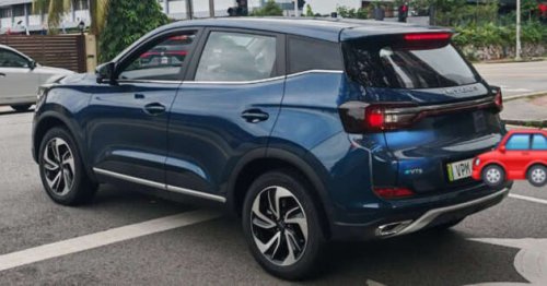 Jetour eVT5 sighted on-road in Malaysia &ndash; EV version of Chery Tiggo Cross, 53.6 kWh; local launch soon?