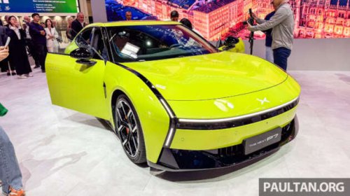 Xpeng P7 on show at Munich Motor Show &ndash; flagship EV sedan with up to 820 km CLTC; fr RM130k in China