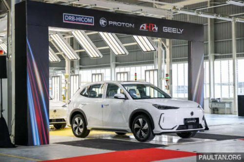 Proton&rsquo;s dedicated EV plant in Tg Malim launched &ndash; CKD eMas 7 kicks off production, eMas 5 next up
