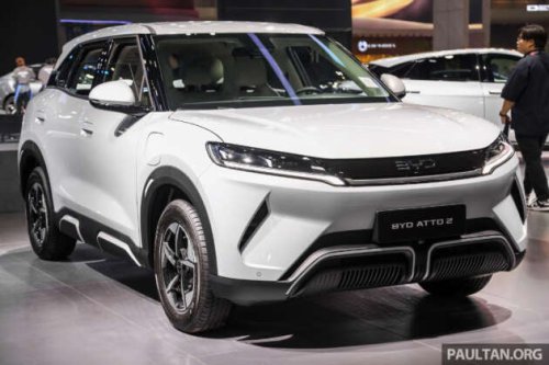 BYD Atto 2 coming to Malaysia &ndash; 51.1 kWh battery, up to 418 km range WLTP; registrations of interest open
