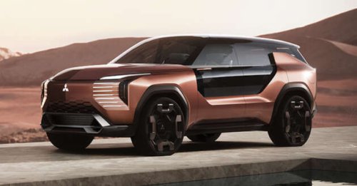 Mitsubishi Elevance Concept shown &ndash; six-seater, quad-motor plug-in hybrid SUV with glamping trailer