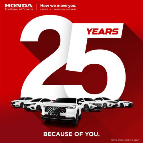 Honda Malaysia turns 25 this year &ndash; up to RM1 mil in rewards, prizes; six lucky draw cars, rebates, vouchers