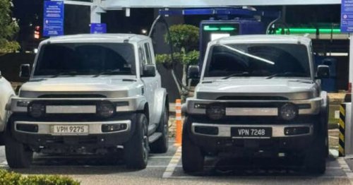 iCaur V23 seen road-registered in Malaysia &ndash; EV SUV with classic Land Cruiser styling launching soon?