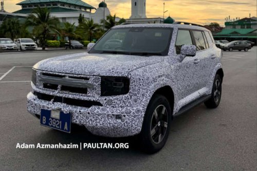 Jetour T1 spotted in Malaysia &ndash; less rugged-looking SUV compared to T2; 1.5T or 2.0T; launching soon?