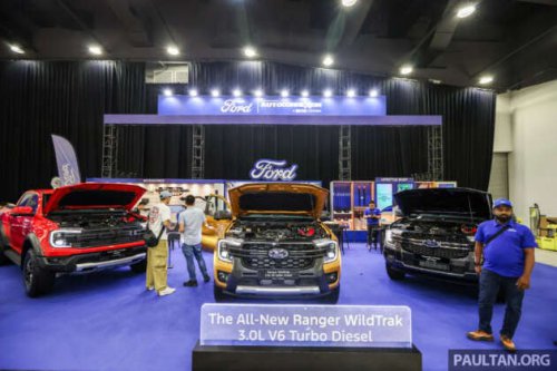 Ford Ranger XLT Plus, WildTrak 3.0 TD, Raptor petrol displayed at ACE 2025 &ndash; up to RM16,000 in savings