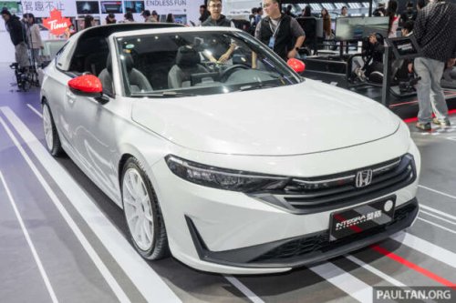 Honda Integra Hatchback Style concept in Guangzhou &ndash; manual two-door targa; new CR-X, anyone?