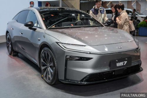 Toyota bZ7 in Guangzhou &ndash; sleek large sedan with Huawei motor, 281 PS RWD, HarmonyOS, LiDAR