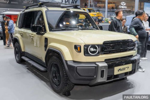iCaur V27 debuts in Guangzhou &ndash; 5-seat D-segment REEV SUV with Land Cruiser styling, 200 km EV range