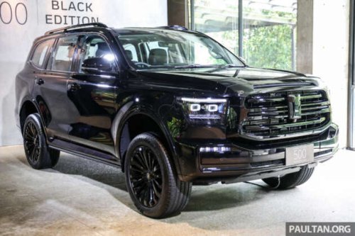 GWM Tank 500 HEV Black Edition in Malaysia &ndash; flagship SUV gets a full black exterior, RM336,800