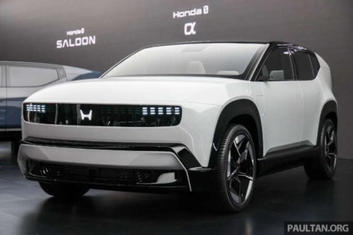 Honda 0 Saloon, 0 SUV EV prototypes shown in Japan &ndash; SUV to go on sale by 1H 2026, followed by saloon