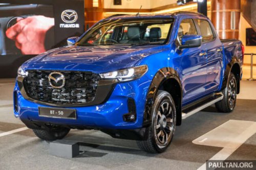 2025 Mazda BT-50 facelift launched in Malaysia &ndash; sole 3.0D variant from RM140k; revised exterior, interior