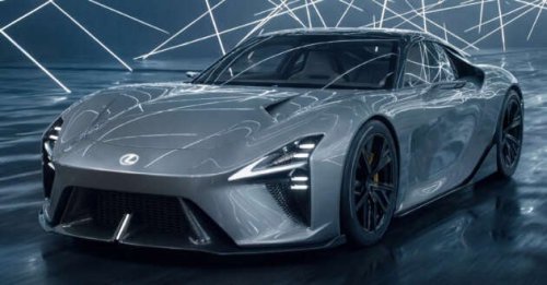 Lexus LFA Concept debuts &ndash; legendary sports car reborn as an EV; developed alongside Toyota GR GT