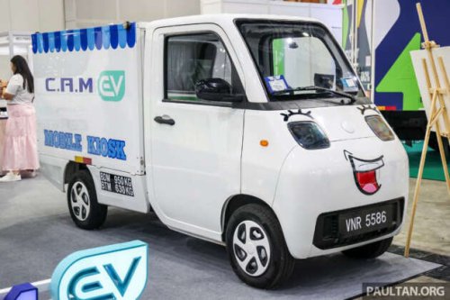 CAM EV Microvan &ndash; target launch in Malaysia 2Q 2026, based on Nextem Vaquita, single seater, est RM65,000