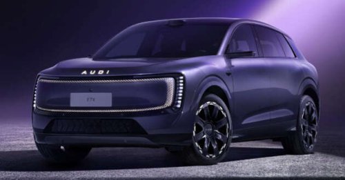 AUDI E7X shown ahead of public debut at Auto China 2026 in Beijing &ndash; large electric SUV with up to 680 PS