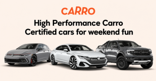 Volkswagen Golf GTI Mk8, Volkswagen Arteon R-Line 4MOTION, Ford Ranger Raptor 3.0 V6 petrol, Benefits of buying Carro Certified pre-owned, High performance Carro Certified cars for weekend fun