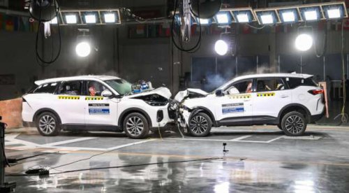 Chery Tiggo 9 PHEV&rsquo;s safety shines in a three-vehicle composite crash test made together with a Tiggo 7