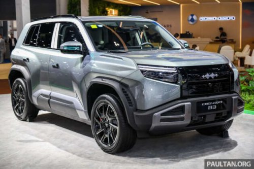 Denza B3 in Thailand &ndash; BYD Tai 3 has military looks, is actually a C-segment EV SUV with 501 km CLTC range