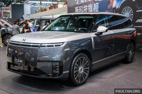 2026 Xpeng GX shown in Beijing &ndash; flagship SUV; EV up to 750 km CLTC, REEV 1,585 km combined; fr RM232k