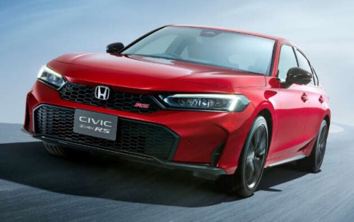 Honda Civic e:HEV hatch gains RS with Prelude-style S+ Shift in Japan &ndash; simulated shifts, launching June