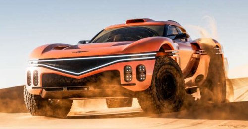 Genesis X Skorpio Concept &ndash; 1,115 PS/1,153 Nm V8 engine; carbon-bodied, tubular framed off-roader