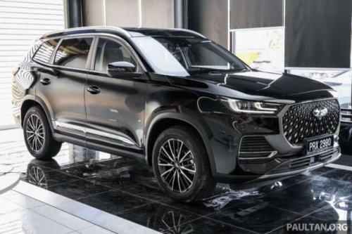Chery Tiggo 8 1.6T full showroom gallery in Malaysia &ndash; non-Pro model is cheapest 7-seat Chery at RM129,800