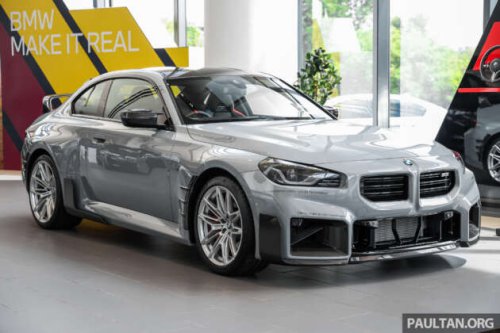 2026 G87 BMW M2 M Performance parts in Malaysia &ndash; carbon-fibre exterior parts, titanium silencer; RM132k