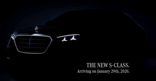 2026 Mercedes-Benz S-Class facelift teased &ndash; W223 with &ldquo;i-damping&rdquo;, flat-plane V8, Level 4 autonomy