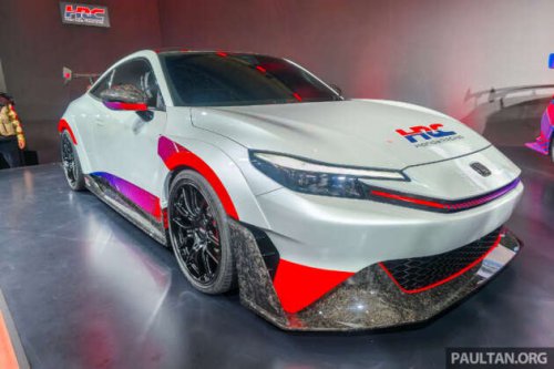 Honda Prelude HRC Concept shown at Tokyo Auto Salon 2026 &ndash; coup&eacute; gets big wing, carbon-fibre parts