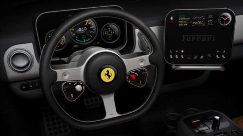 Ferrari Luce &ndash; brand&rsquo;s first EV gets a name; interior designed by ex-Apple Jony Ive shown ahead of debut