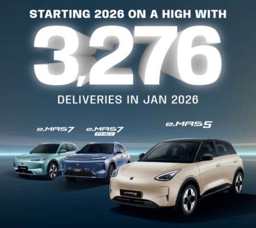 Proton eMas 5 &ndash; over 3,000 units delivered in January 2026, highest ever for a single Pro-Net model