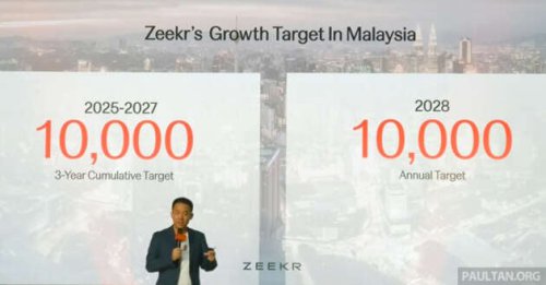 Zeekr Malaysia sold 2,560 units in 2025, aiming for 10k by 2028 &ndash; big growth powered by CKD 7X in late-2027?