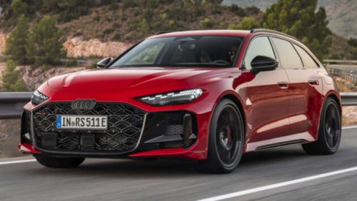 2026 Audi RS5 &ndash; 639 PS PHEV &uuml;ber sedan/wagon; 0-100 km/h 3.6 secs, 84 km EV range, up to 2,370 kg
