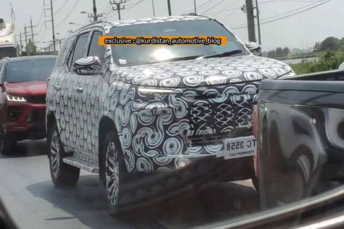2026 Toyota Fortuner spied &ndash; based on new Hilux, heavy facelift with carryover body structure