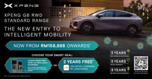 Explore the improved Xpeng G6 Standard Range &ndash; RM10k rebate plus RM5k wallbox or unlimited charging