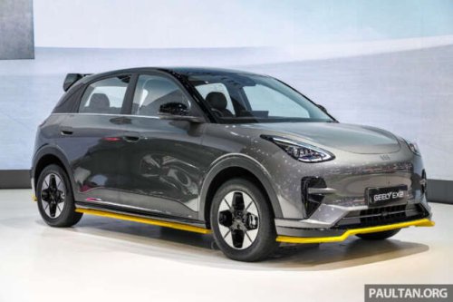 Geely EX2 bodykit shown in Thailand &ndash; the Proton eMas 5 EV twin gets dressed up in various styles