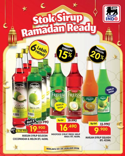 Promo Superindo Hari Ini 24-28 Januari 2026, Diskon Besar Aneka Produk