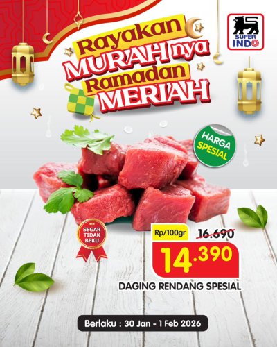 Promo Super Indo Hari Ini 30 Januari - 1 Februari 2026, dari Diskon Harga Beras hingga Minyak Goreng