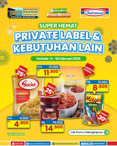 Promo Indomaret Hari Ini 5-18 Februari 2026, Diskon hingga 35 Persen