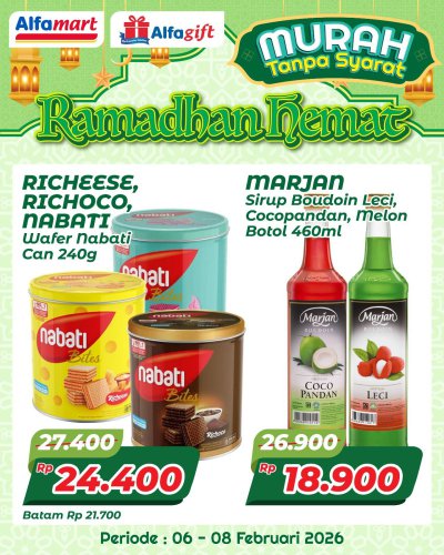 Promo Alfamart Hari Ini 6-15 Februari 2026, Diskon hingga 70 Persen Menyambut Ramadhan