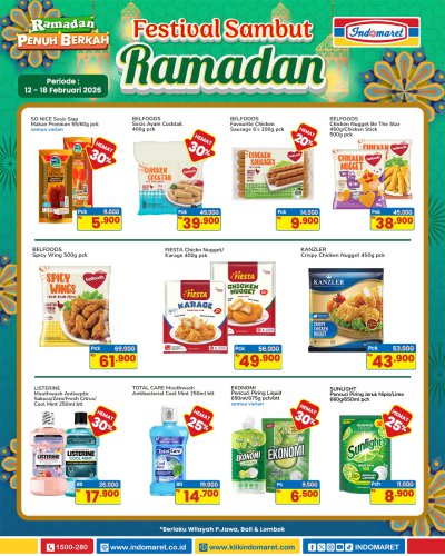 Promo Indomaret Hari Ini 12-18 Februari 2026, Diskon hingga 30 Persen untuk Produk Sehari-hari