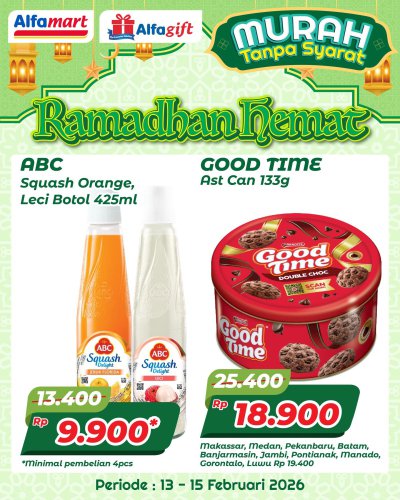 Promo Alfamart Hari Ini 1-15 Februari 2026, Diskon hingga 46 Persen untuk Produk Sehari-hari