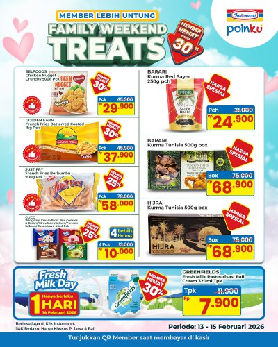 Promo Indomaret Hari Ini 5-18 Februari 2026, Diskon 30 Persen untuk Beragam Produk
