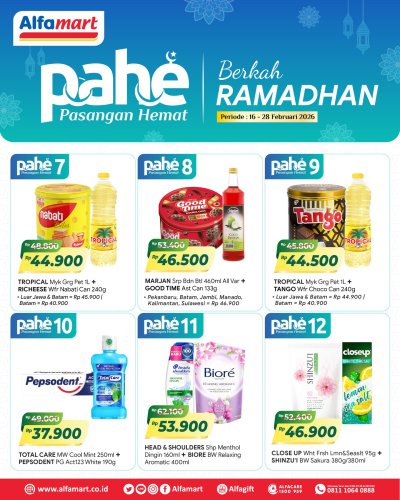 Promo Alfamart Hari Ini 16-28 Februari 2026, Diskon Spesial Ramadhan