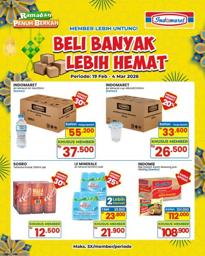 Promo Indomaret Hari Ini sampai 25 Februari 2026, Diskon 35 Persen untuk Produk Sehari-hari