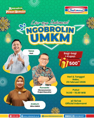Promo Indomaret Hari Ini 25 Februari 2026, Diskon hingga 45 Persen untuk Produk Sehari-hari