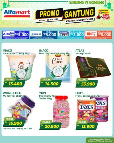 Promo Alfamart Hari Ini 27 Feb - 5 Maret, Minyak Goreng Sania 2 Liter Rp 37.900